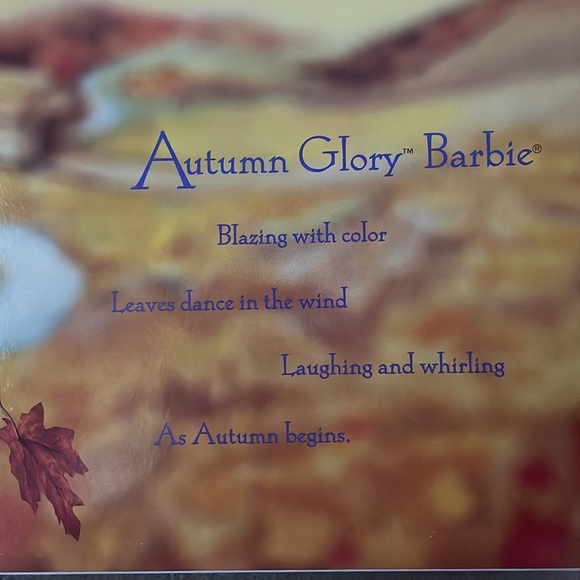 NIB- 1995 Enchanted Seasons -Collectors Edition Autumn Glory Barbie Doll Mattel - Picture 9 of 17